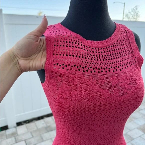 Milly Elegant pink Sleeveless Dress - Picture 5 of 8